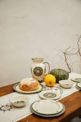 Велика тарілка "Гуцульська сецесія" D-27см