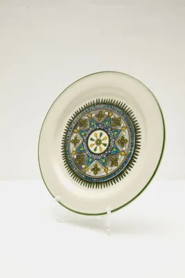 Мала тарілка "Гуцульська сецесія" D-20см