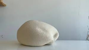 Ваза світла шамот 35х34х20см