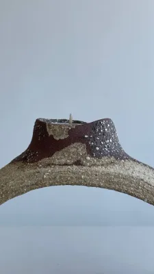 Підсвічник змішані шамотні маси 20х13х9см.