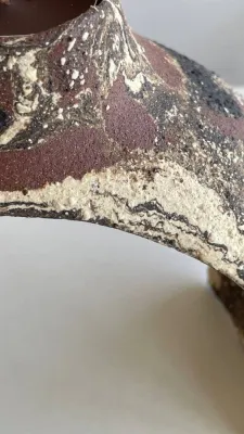 Підсвічник  змішані шамотні маси 19х14х7,5см.