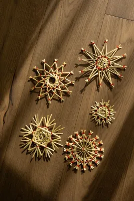 Набір зірок-сніжинок