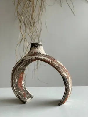 Підсвічник на високу свічку, змішані шамотні маси