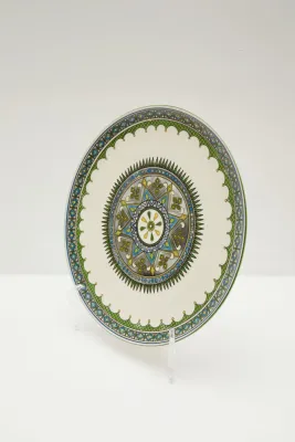 Велика тарілка "Гуцульська сецесія" D-27см