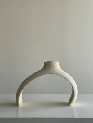 Підсвічник світлий шамот 21х15х8 см