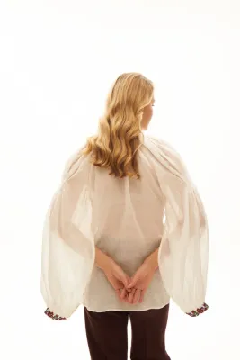 Сорочка "Квіти на білому"