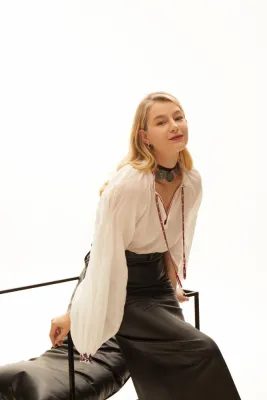 Сорочка "Квіти на білому"