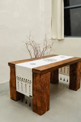 Декоративна доріжка на стіл "Гуцульська сецесія" 45х190см