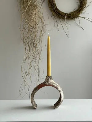 Підсвічник на високу свічку, змішані шамотні маси