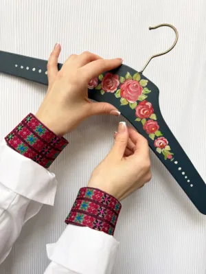 Манжети "Бордовий кант"