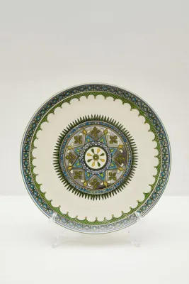 Велика тарілка "Гуцульська сецесія" D-27см