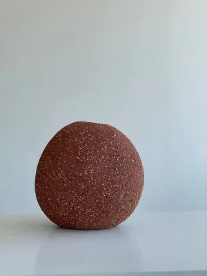 Ваза теракотова шамот 19х18х14,5см.