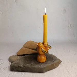 Свічник "Пташка" карамель, new M