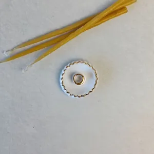 Свічник "Пряник" з золотом, M