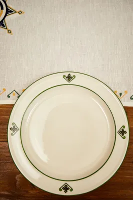 Мала тарілка "Гуцульська сецесія" D-24 см