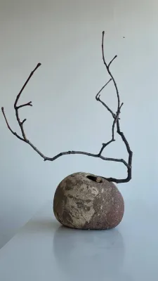 Ваза кераміка (змішані шамотні маси) 21х20х18,5см