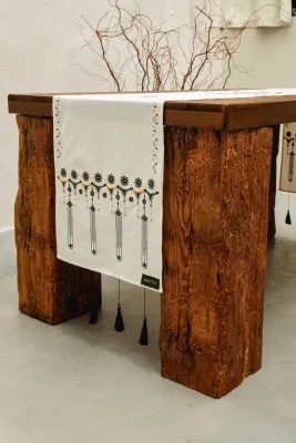 Декоративна доріжка на стіл "Гуцульська сецесія" 45х190см