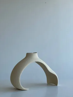 Підсвічник світлий шамот 23,5х15,5х8см.