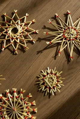 Набір зірок-сніжинок