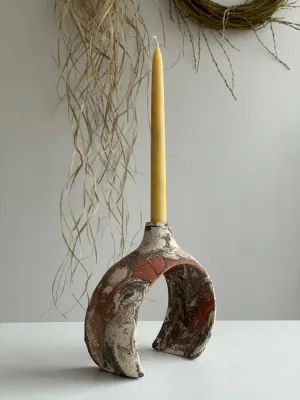 Підсвічник на високу свічку, змішані шамотні маси