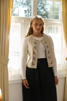 Жилетка Яворівщина сіра