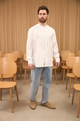 Сорочка чоловіча Полонина біла