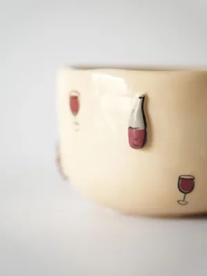 Горнятко "Щурики-подруги з вином"