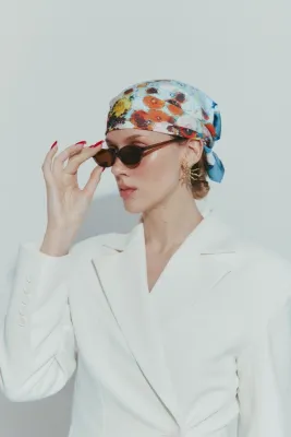 Хустка "Квіти в горщику" S