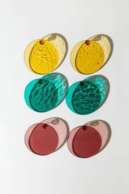 Сережки прямі. Колір: Аквамарин