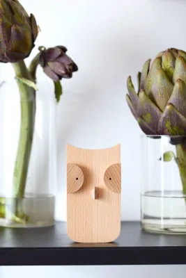 Дерев'яна фігурка сови (більша)