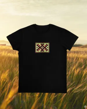 Футболки оверсайз чорні, липучка горизонтальна