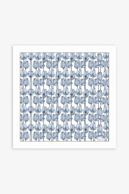 Хустина "Тюльпани" 70*70 см