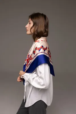 Хустка "Перегінське" синя М