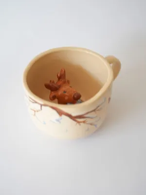 Горнятко "Олень з бантиком"