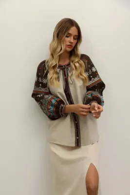 Блузка жіноча Дзвінка яскрава