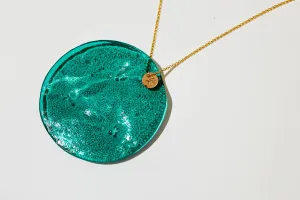 Підвіс великий. Колір: Аквамарин