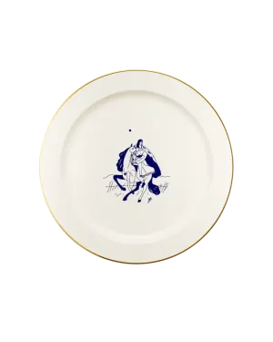 Тарілка "Козак Остап" (біла)