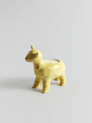 Свічник Овечка "Маселко" (жовта)