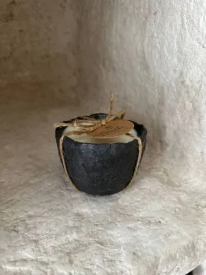 Свічка чарка чорна