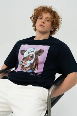 Футболка "Неня" синій 