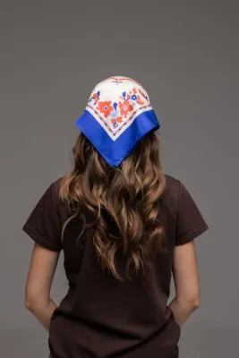 Хустка "Перегінське" синя S