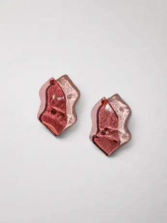 Сережки рибки. Колір: Марганець