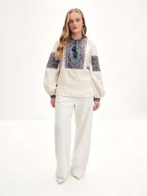 Блузка жіноча Черемош айворі 