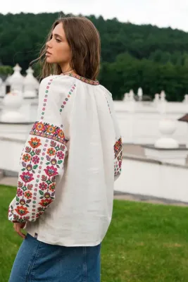 Блузка жіноча Франківщина айворі