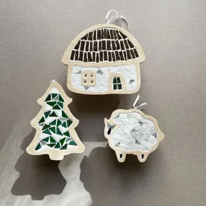 Набір для творчості РІЗДВЯНИЙ З ХАТКОЮ