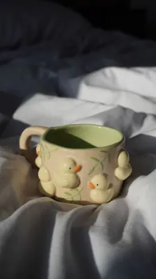 Горнятко "Каченята в листочках"