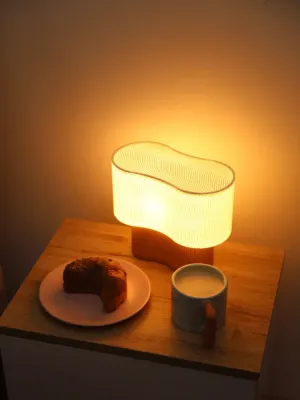 Світильник « Wave Lamp » біло-жовтого кольору