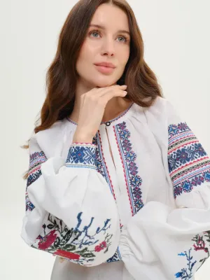 Блузка жіноча Кропивничина біла