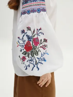 Блузка жіноча Кропивничина біла