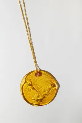 Підвіс великий. Колір: Жовтий